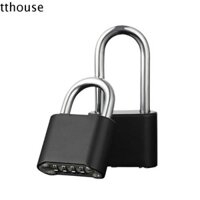 Khóa mật khẩu 4 chữ số TTHOUSE, Ổ khóa kết hợp số chống gỉ chống nước, Vali khóa chống trộm an toàn chắc chắn bền bỉ đa chức năng