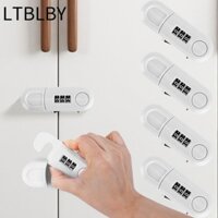 Khóa mật khẩu ngăn kéo LTBLBY, Khóa an toàn cửa tủ đa chức năng chống trộm, Khóa tủ nhựa DIY Tủ lạnh mở đôi