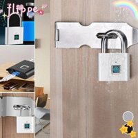 Khóa mật khẩu vân tay FLIPPE, Ổ khóa vân tay thông minh di động sạc USB, Ổ khóa thông minh chống nước chống trộm