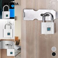Khóa mật khẩu vân tay JESMODA, Ổ khóa vân tay thông minh chống trộm chống nước, Ổ khóa vân tay sạc USB di động