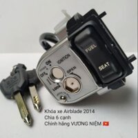 Khóa máy xe Airblade 2014 chìa 6 cạnh chống trộm cao cấp chính hãng VƯƠNG NIỆM 🇻🇳
