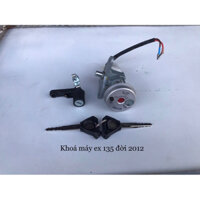 Khoá máy xe ex 135 đời 2012 loại 1 BỘ Ổ KHOÁ MÁY XE EX 135cc đời 2012