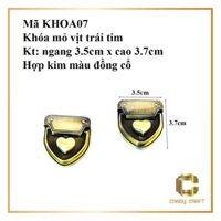 KHOÁ MỎ VỊT TRÁI TIM SO CUTE