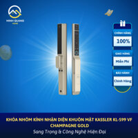 Khóa Nhôm Kính Nhận Diện Khuôn Mặt Kassler KL-599 VF Champagne Gold - Sang Trọng & Công Nghệ Hiện Đại