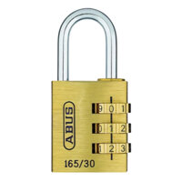 Khóa số ABUS 165/30 165/20 165/40 thân đồng rộng 30mm 20mm 40mm khóa tủ cá nhân khóa hành ly