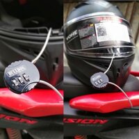 Khóa số chống trộm cho mũ bảo hiểm- Khóa số Bulldog 40cm