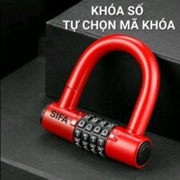 KHÓA SỐ CHỮ U TỰ CHỌN MÃ KHÓA [Hàng Cao Cấp]