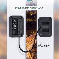 Khóa số dây cho cửa sổ SJ288, mở bằng mã số có thể thay đổi, chống trộm, an toàn cho trẻ
