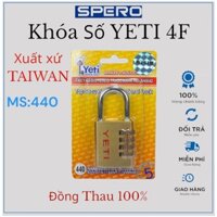 Khóa Số Tự Chọn YETI 4 Số Xuất Xứ Đài Loan Bảo Hành 12 Tháng, Khóa Số YETI 440, Khóa Cửa Mật Mã.