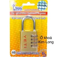 Khoá số YETI chính hãng 4 phân 440 4 vòng số