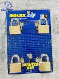 Khóa Solex R60 Bộ 4 Chìa Chủ - Made in Thailand