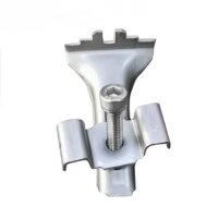 Khóa tấm lưới thép loại A, kẹp mạ kẽm, kẹp lưới sợi thủy tinh, khóa cố định bằng thép không gỉ, lỗ tròn không cần khoan