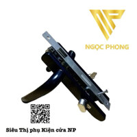 Khoá tay gạt cửa đi nhôm hệ 700 / cửa sắt hộp 3x6 hàng chính hãng KSAITE HS523 Đen