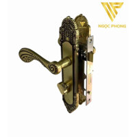 Khóa tay gạt, cửa gỗ, cửa thép, cửa nhôm hợp kim mạ đồng dùng cho cửa thông phòng, cửa chính.