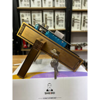 Khoá tay gạt cửa gỗ mạ đồng cao cấp dày dặn, phong cách mới