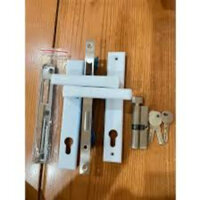 Khoá tay gạt cửa nhựa lõi thép loại 1 củ khóa nặng trọn bộ