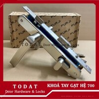 KHOÁ TAY GẠT HỢP KIM SẮT HỆ 700 FURJI dùng cho cửa đố 3x6