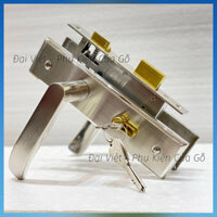 Khoá tay gạt inox 304 lắp cửa gỗ, nhựa, nhôm hệ 1000