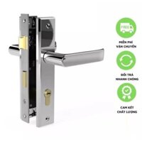 Khóa tay nắm cho cửa nhựa lõi thép, nhôm hệ xingfa, hệ 55 EX 7044-10 Trắng Bạc Huy Hoàng CHÍNH HÃNG