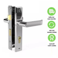 Khóa tay nắm cho cửa nhựa lõi thép, nhôm hệ xingfa, hệ 55 EX 7044-10 Trắng Bạc Huy Hoàng CHÍNH HÃNG