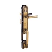 Khoá tay nắm đồng thau Huy Hoàng HCR 8528 Đại Sảnh -Sử dụng cho cửa 2 cánh hoặc 4 cánh lớn