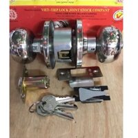 Khoá Tay Nắm Tròn ( khoá đấm ) Việt Tiệp HỘP VUÔNG xả kho hàng tồn