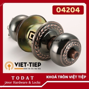 Khóa tay nắm tròn Việt Tiệp 04204