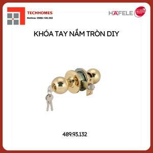 Khóa tay tròn màu đồng bóng DIY Häfele 489.93.132