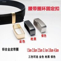 Khóa thắt lưng bằng đồng nguyên chất, khóa chốt bằng thép không gỉ, vòng vuông, vòng thắt lưng cho nam