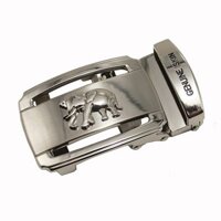 Khóa thắt lưng nam, khóa lăn, khóa tự động không răng, đầu thắt lưng hình voi, không lỗ, không khe, đầu thắt lưng quần 3.8cm