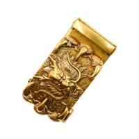 Khóa thắt lưng tự động giả đồng cho nam, màu đồng cổ điển, khóa lò xo hợp kim, kẹp thắt lưng 40