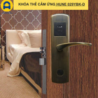 Khóa thẻ cảm ứng HUNE 029YBK-D   - Phù hợp cửa nhôm , cửa gỗ,cửa chung cư, khách sạn Villa