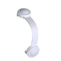 Khóa Trắng Daquan An Toàn Trẻ Em Khóa Chụp Đôi Mở Rộng Có Thể Điều Chỉnh Cửa Tủ Lạnh Nhà Vệ Sinh An Toàn Khóa Dài