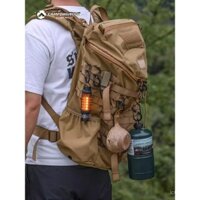 Khóa treo bằng thép không gỉ Koman S-Type, khóa 8 hình, khóa ba lô đi bộ, móc khóa nhanh, móc chai nước ngoài trời, khóa đa năng