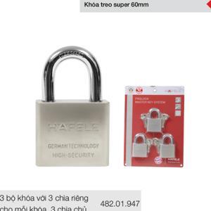 Khóa treo Boron MK Hafele S603 482.01.947