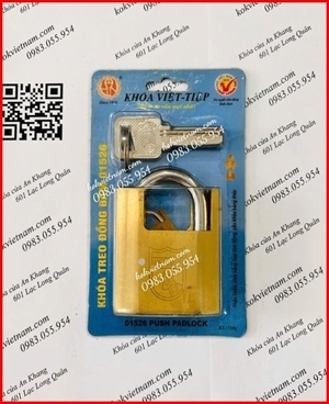 Khóa Treo chống cắt bấm Việt Tiệp 01526