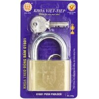 Khóa treo đồng bấm Việt Tiệp 01601