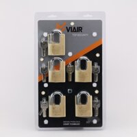 KHÓA TREO ĐỒNG VIAIR CHỐNG CẮT VỈ 3 CÁI VÀ VỈ 5 CÁI P206CC