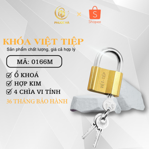Khoá treo đồng Việt Tiệp 0166M