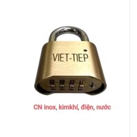 Khóa Treo Việt Tiệp bấm số xoay 13152 hợp kim KZA3