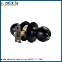Khóa tròn nắm đấm Vickini 30600.001 OBP Đen mờ