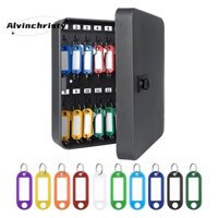 Khóa tủ 28 phím có chìa khóa Bộ sắp xếp chìa khóa treo tường với 40 thẻ chìa khóa Nhận dạng