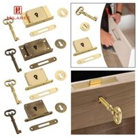 Khóa tủ có chìa khóa Thiết kế cổ điển cho tủ Ngăn kéo hộp gỗ
