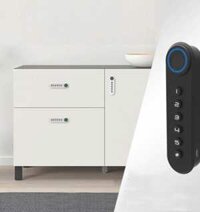 Khóa tủ gỗ vân tay và mật mã cao cấp YLF021