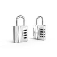 Khóa tủ khóa 4 chữ số Ổ khóa chống nước ngoài trời cho tủ khóa tập thể dục trường học, tủ khóa thể thao, hàng rào, hộp dụng cụ, cổng, hộp đựng, hộp đựng khóa (SLIVER)