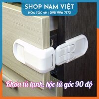 Khóa Tủ Lạnh Hộc Tủ 90 Độ Giữ An Toàn Cho Bé