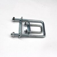 [Khóa U-Bolt] Bộ đầy đủ M8, thép carbon mạ kẽm tiêu chuẩn quốc gia, khóa U-Bolt hình chữ U mở rộng, khóa cố định ống nước, kẹp ống