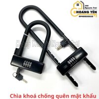 Khóa U Khóa Kính Mã Số OPEL, Khóa Cửa Cổng, Khóa Càng U Mật Mã Khóa Xe Máy - Kèm Chìa Khóa Lấy Lại Mật Khẩu Quên