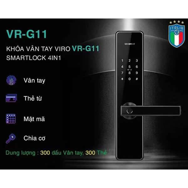 Khóa vân tay 6in1 Viro VR-G11