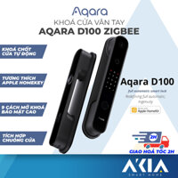 Khoá vân tay Aqara D100 Zigbee chốt cửa Tự Động, 9 cách mở, Tích hợp chuông, Tương thích HomeKey